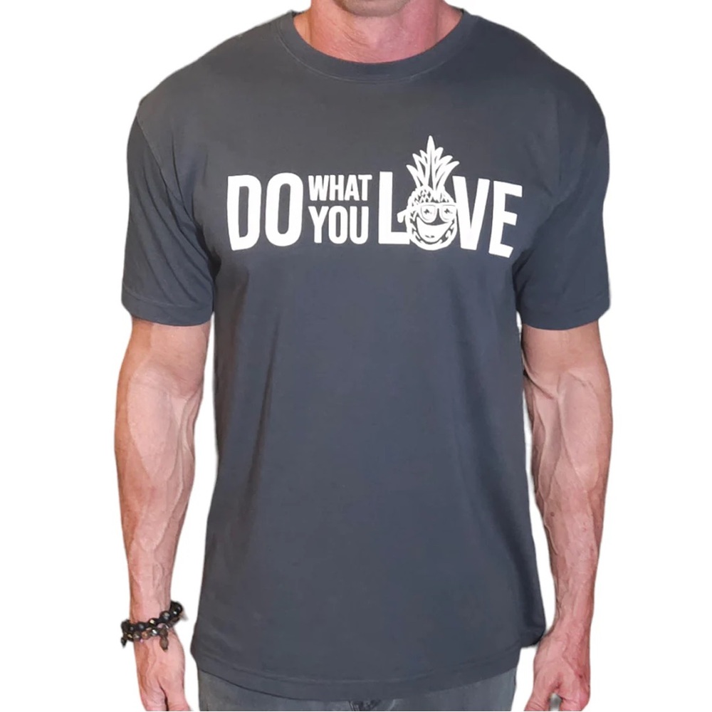 "Do What You Love" - OGA Unisex Graphic Tee - Haupia White Oahu golf large new